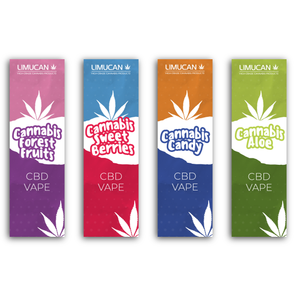 CBD-Liquid Limucan Vape - Kombipack - 250mg